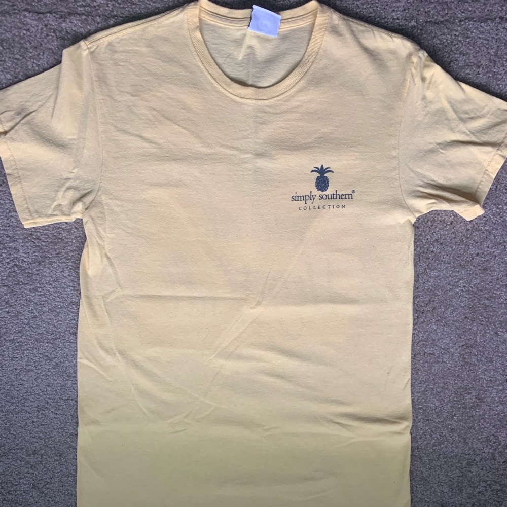 yellow simply southern t-shirt